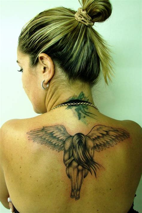 female angel tattoo